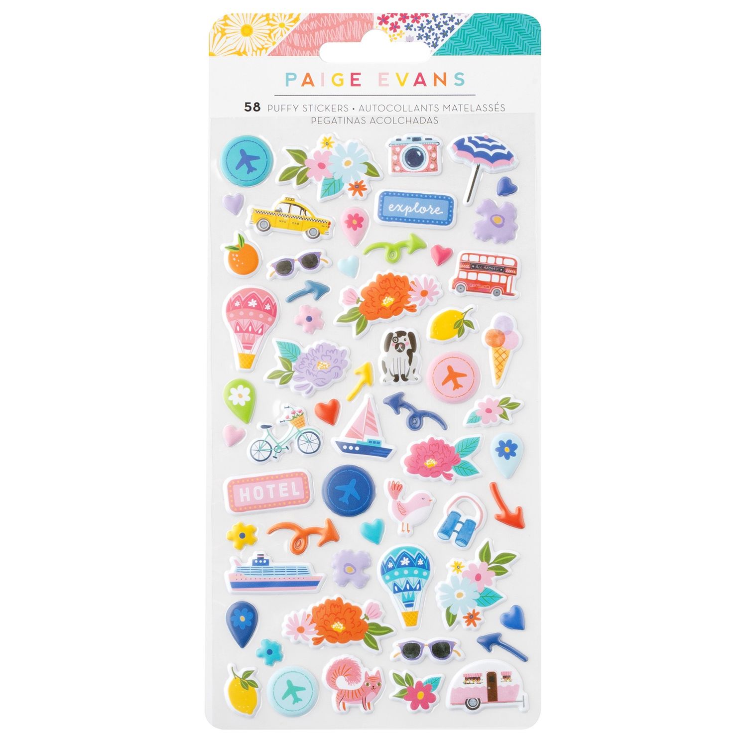 Mini Puffy Stickers - Adventurous Collection