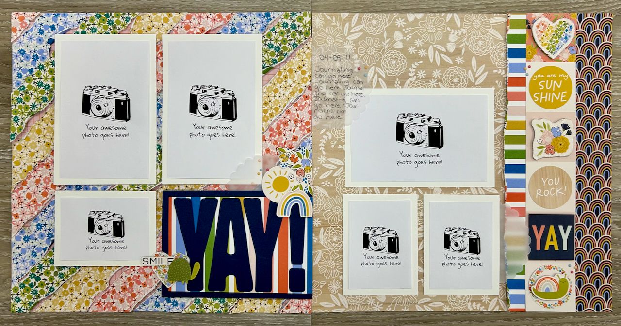 Yay - Make &amp; Take Layout Kit