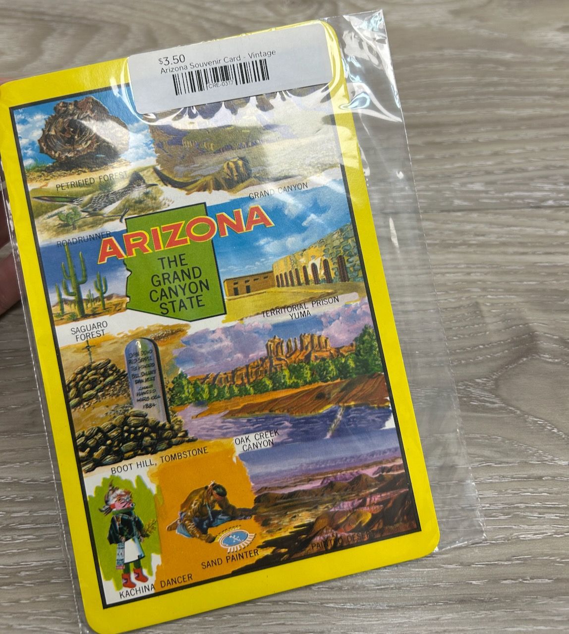 Arizona - Vintage Souvenir Playing Card
