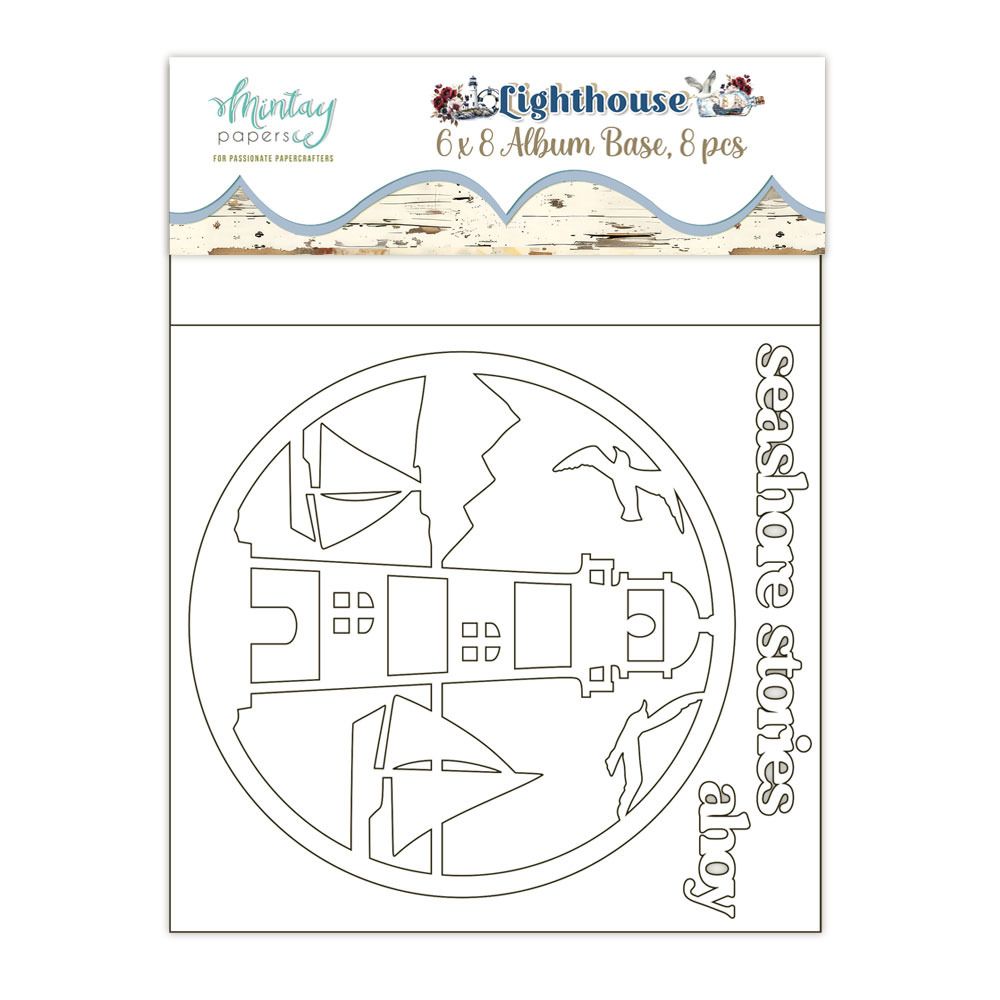 6x8 Chipboard Album - Lighthouse Collection