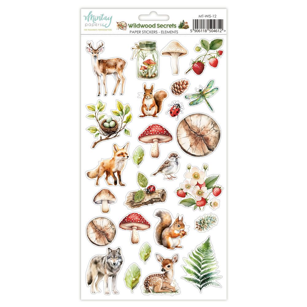 Elements - 6x12 Paper Stickers - Wildwood Secrets Collection