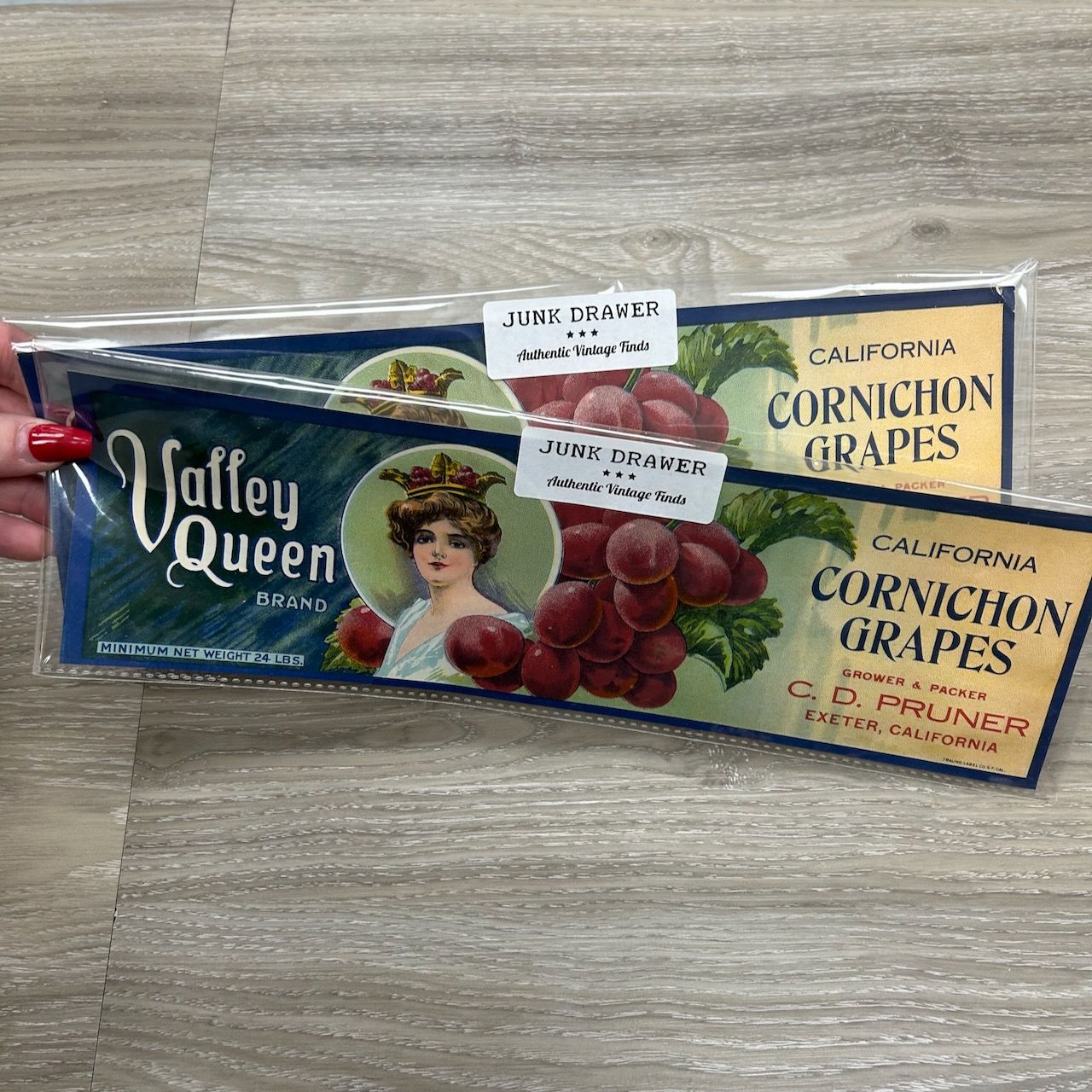 Valley Queen - Vintage Crate Label