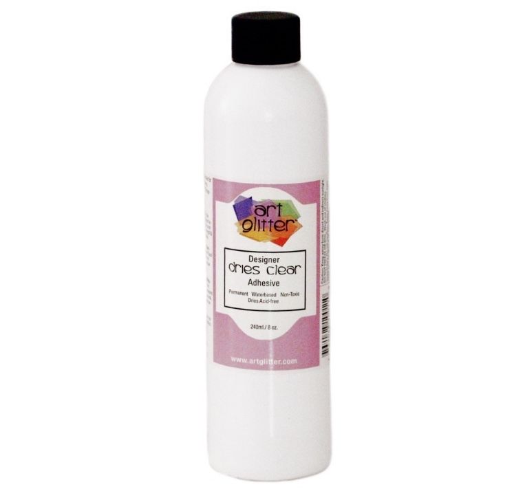 240mL/8oz - Art Glitter Glue - Designer - Dries Clear