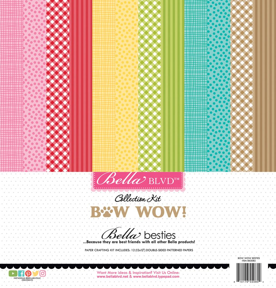 12x12 Bella Besties Kit - Bow Wow Collection