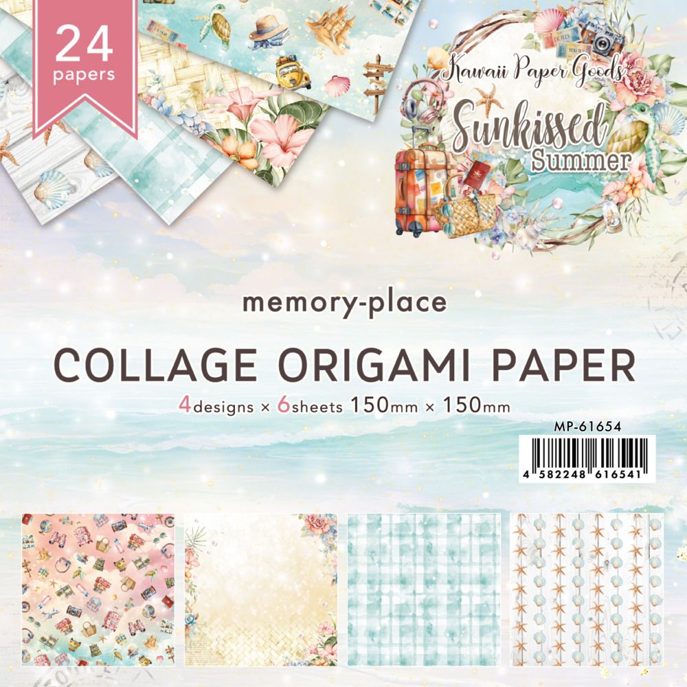 Collage Origami Paper - Sunkissed Summer Collection