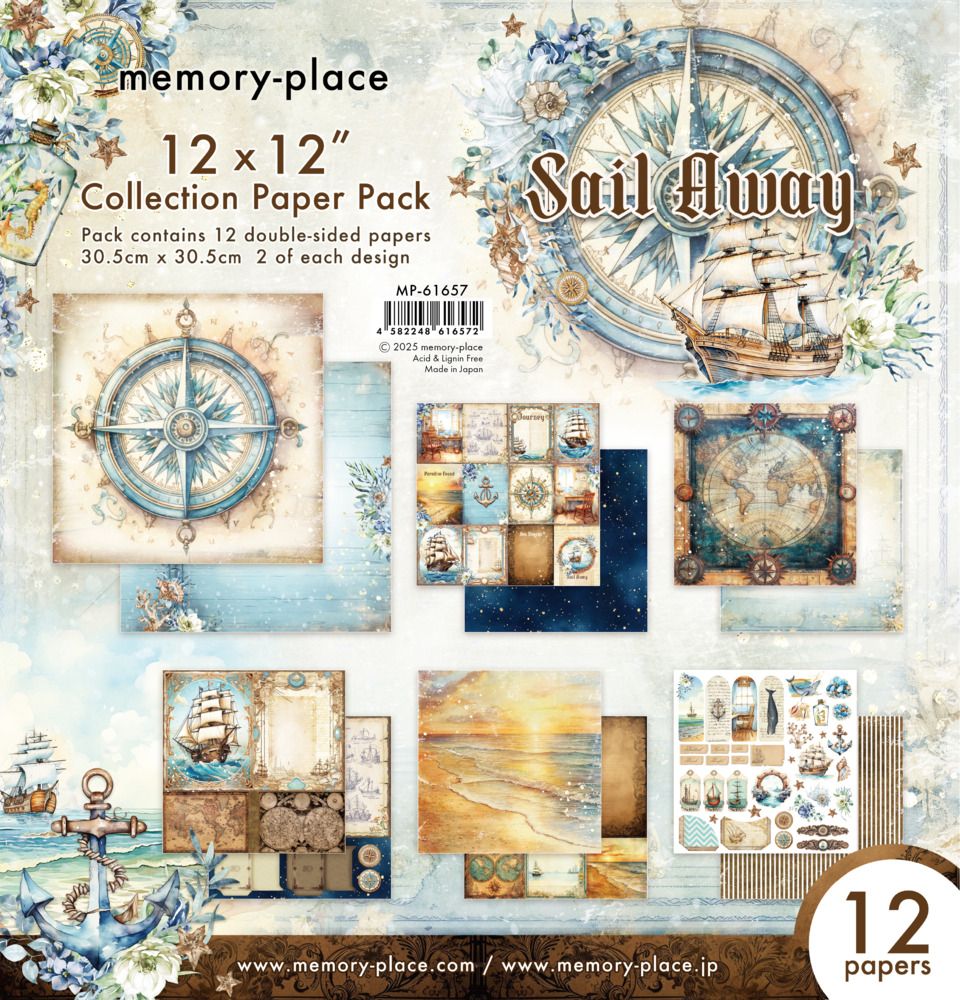 12x12 Collection Pack - Sail Away Collection