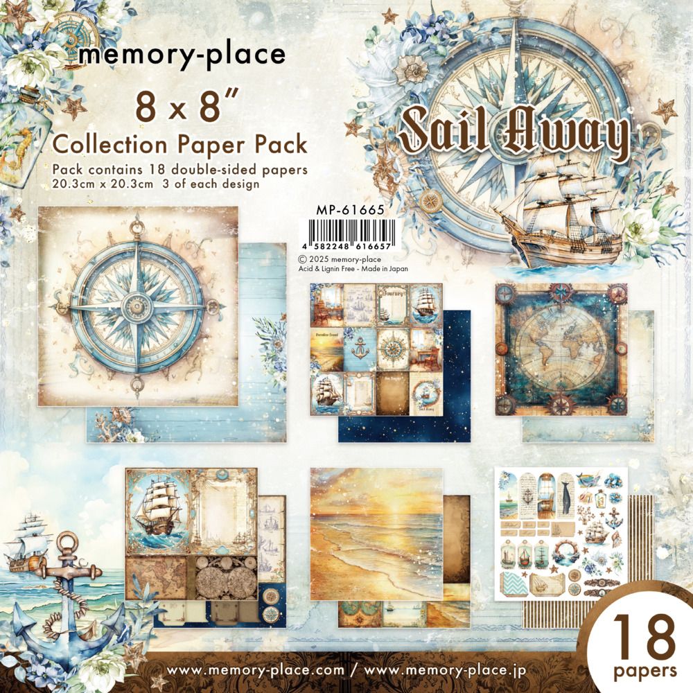 8x8 Collection Pack - Sail Away Collection