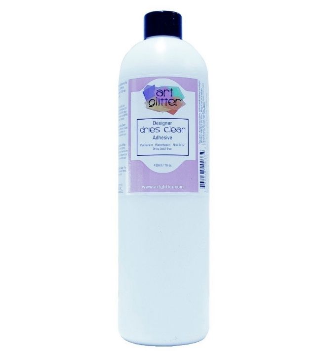 16oz/480mL - Art Glitter Glue - Dries Clear