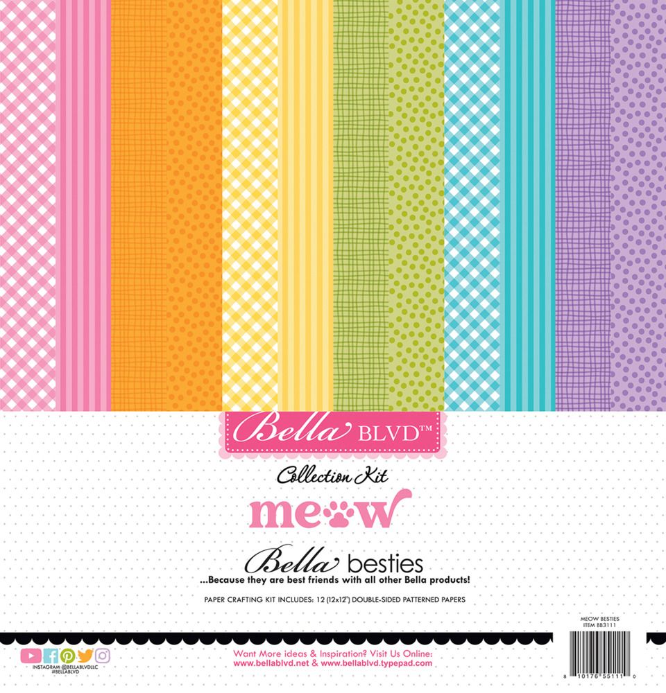 12x12 Bella Besties Kit - Meow Collection