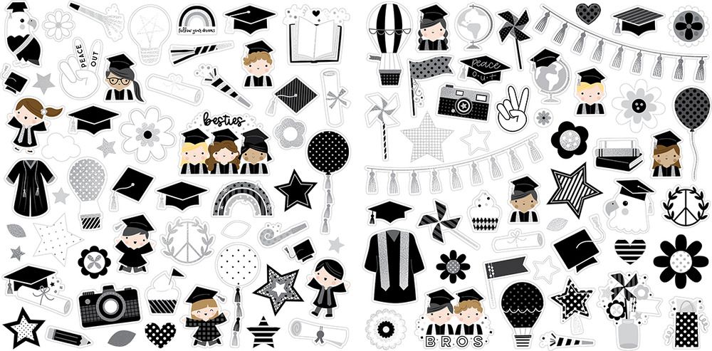 Cap &amp; Gown - Ephemera Icons