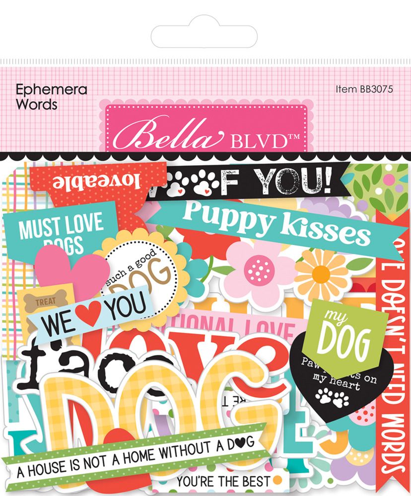 Ephemera Words - Bow Wow Collection