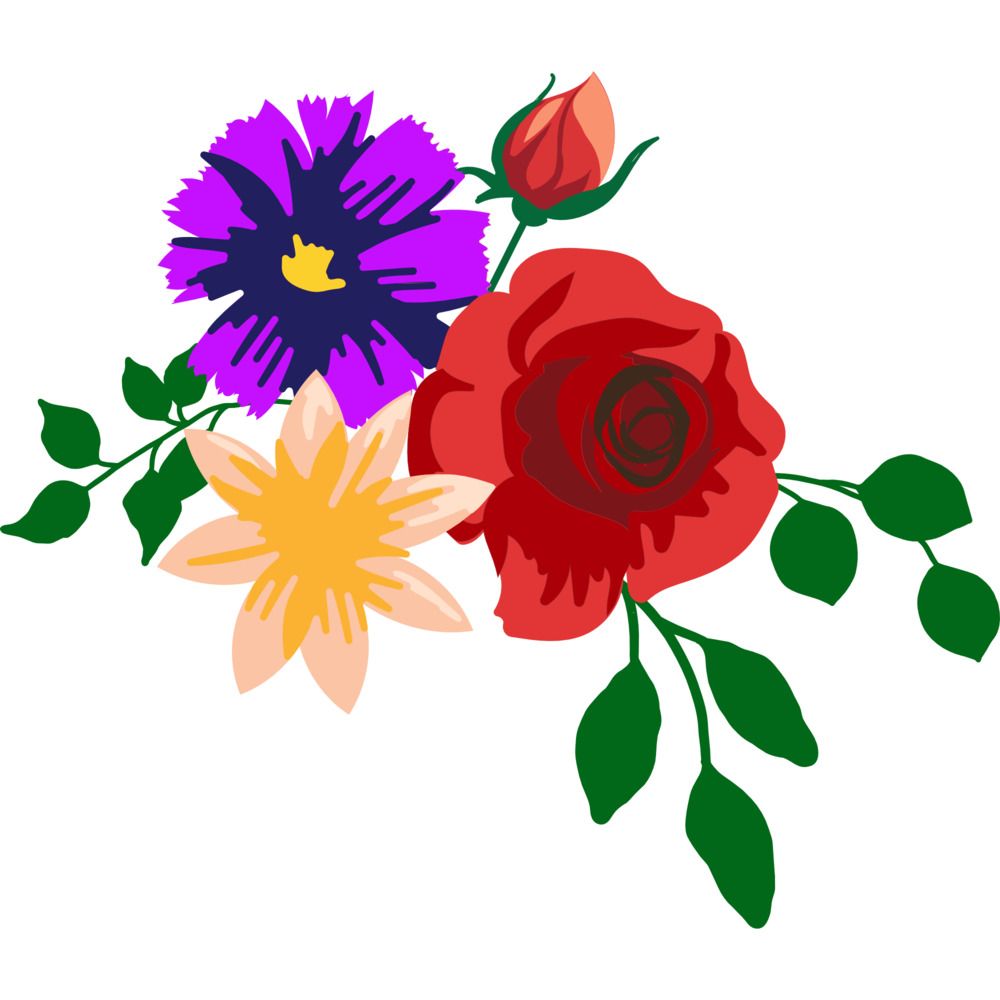 Realistic Florals - Die Set