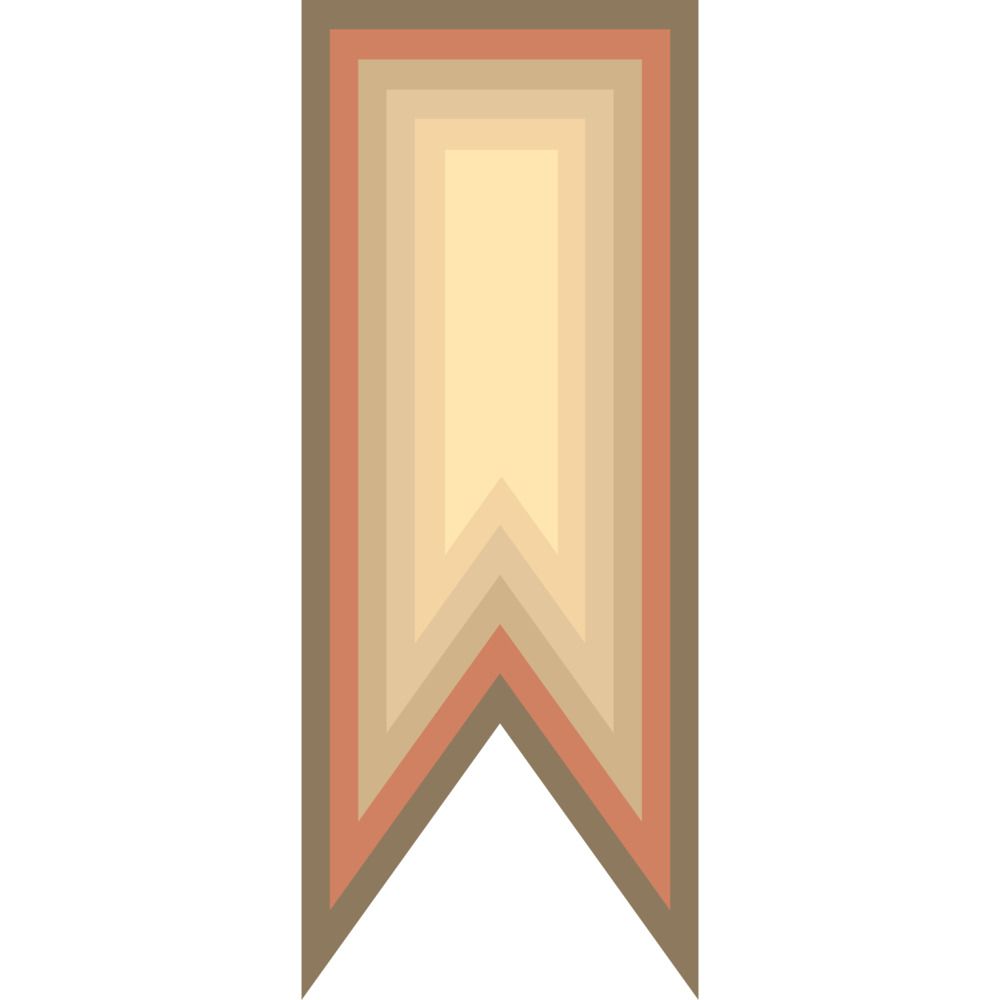 Nesting Pennants - Die Set
