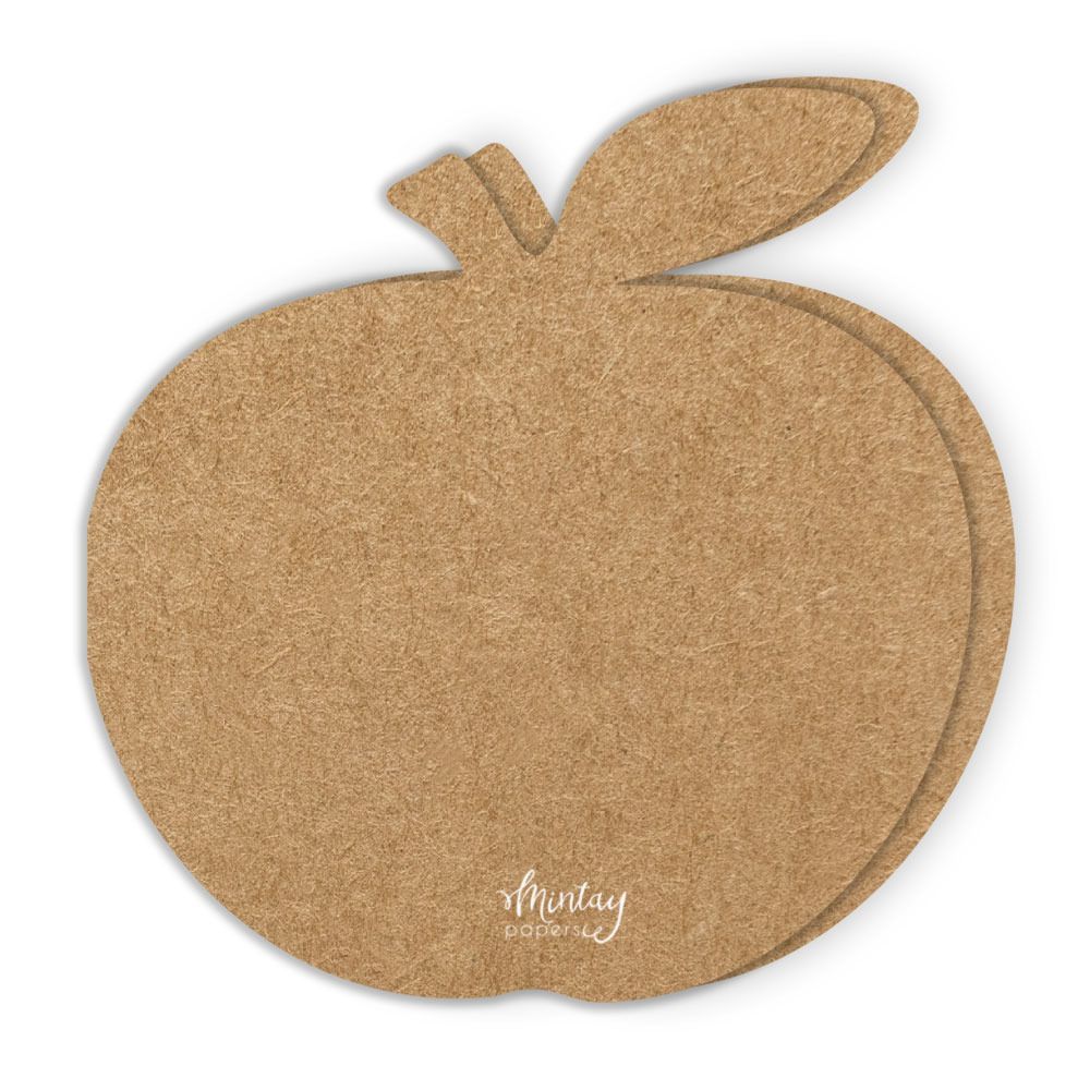 Apple Card Bases - Kraft - Basic Collection