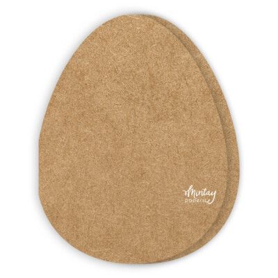 Easter Egg Card Bases - Kraft - Basic Collection