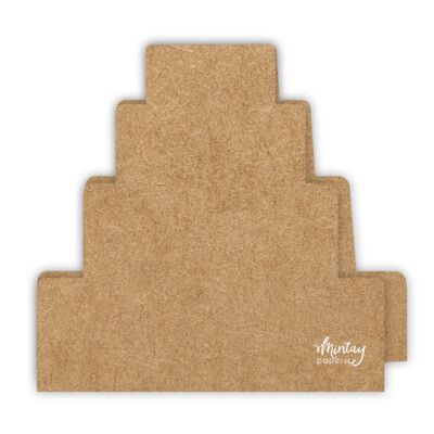 Birthday Cake Card Bases - Kraft - Basic Collection