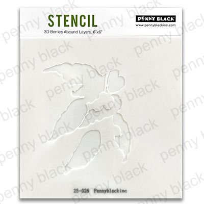 3D Berries Abound Layers - Stencil Set