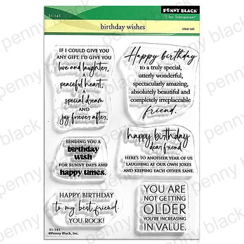 Birthday Wishes - Clear Stamp Set