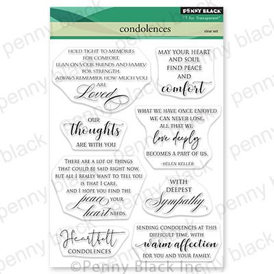 Condolences - Clear Stamp Set