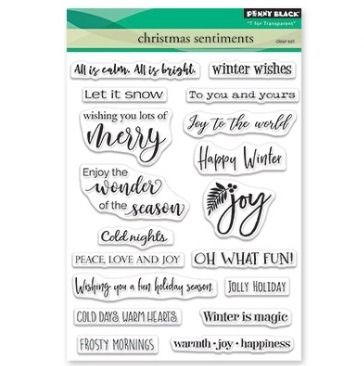 Christmas Sentiments - Clear Stamp Set