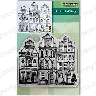 Christmas Town - Cling Stamp
