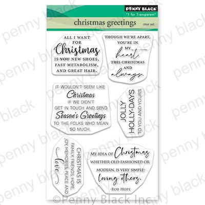 Christmas Greetings - Clear Stamp Set
