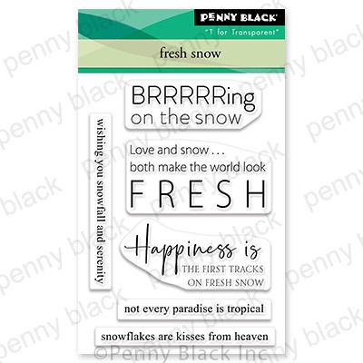 Fresh Snow - Clear Stamp Set