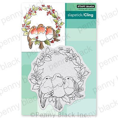 Feathered Trio - Stamp
