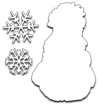Frostys Snow - Coordinating Die Set
