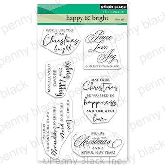 Happy &amp; Bright - Clear Stamp Set
