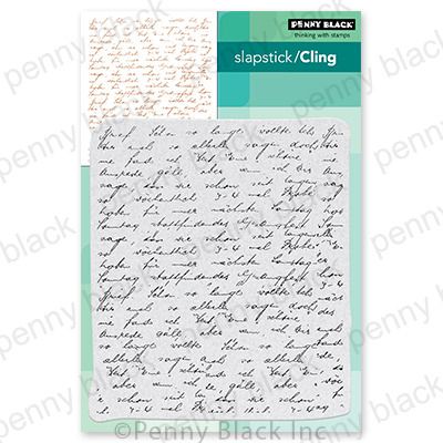 Letter Background - Cling Stamp