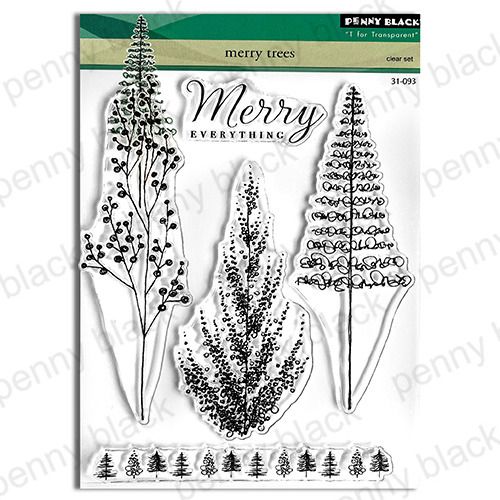 Merry Trees - Clear Stamp Set