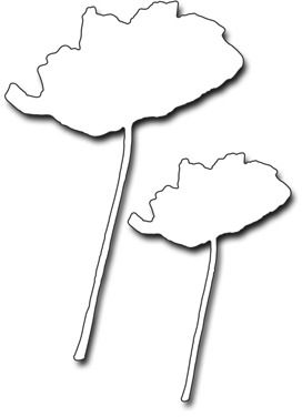 Poppy Pair - Die Set