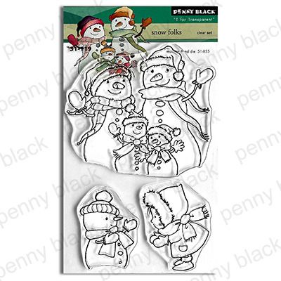 Snow Folks - Clear Stamp Set