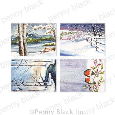 Snowy Sensation - Masterpieces Made Simple Pre-printed Cards