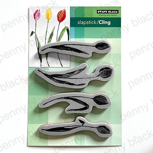 Slender Tulips - Cling Stamp Set
