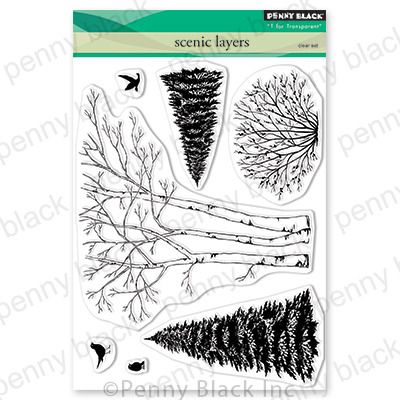 Scenic Layers - Clear Stamp Set