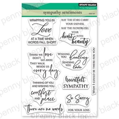 Sympathy Sentiments - Clear Stamp Set