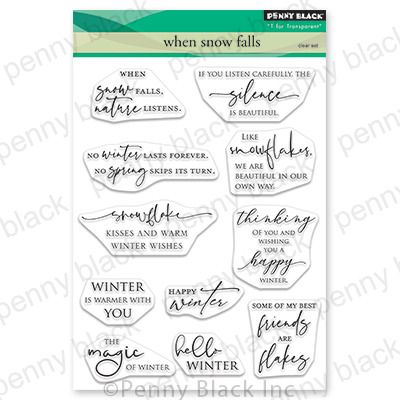 When Snow Falls - Clear Stamp Set