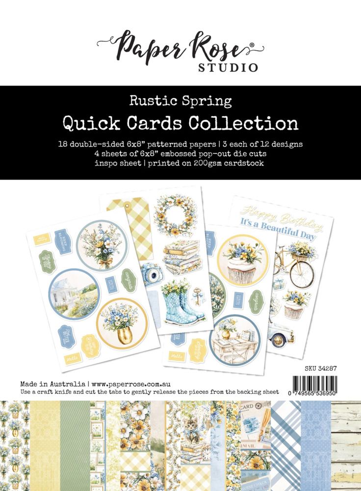 6x8 Quick Cards Collection - Rustic Spring Collection