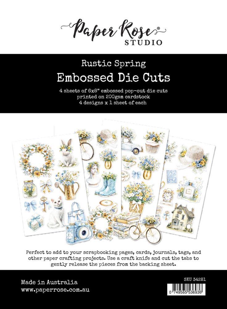 Embossed Die Cuts - Rustic Spring Collection