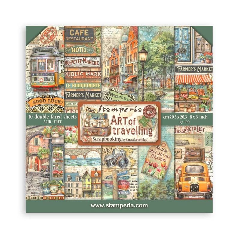 Stamperia - The Art of Travelling Collection