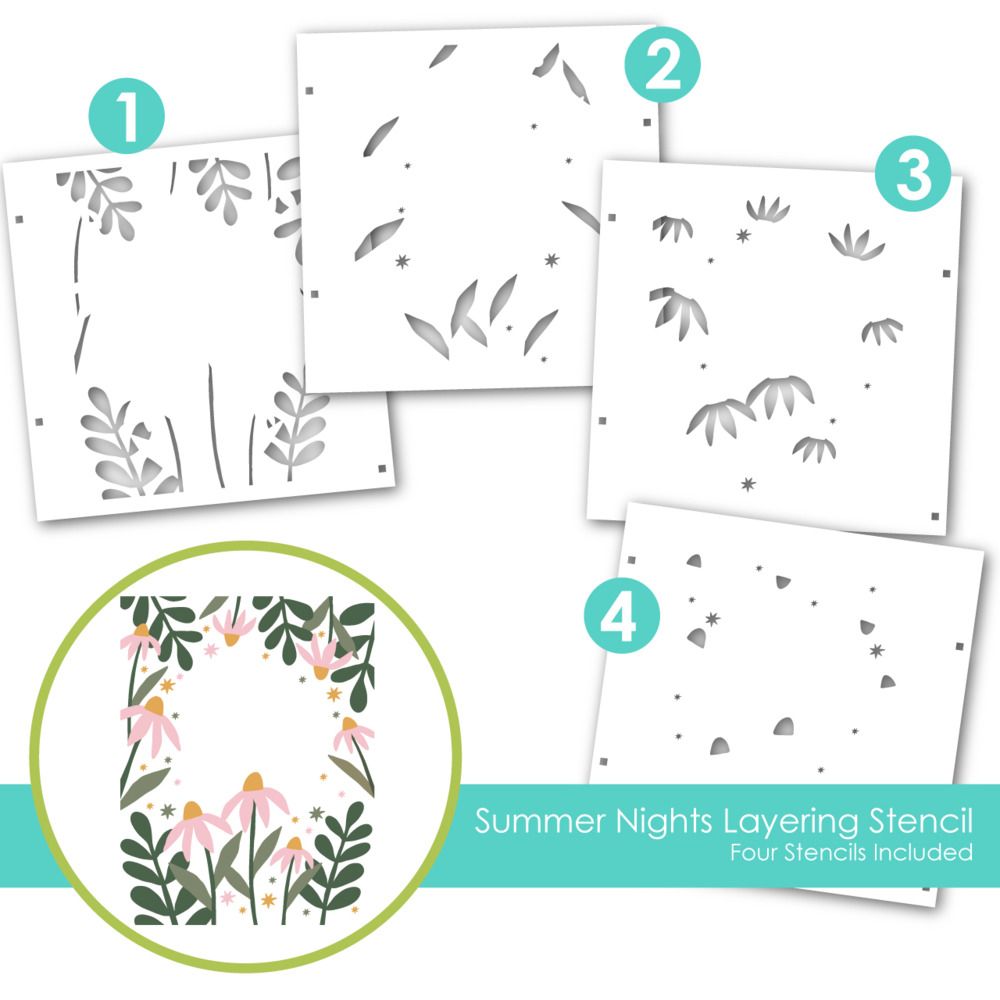 Summer Nights - Layering Stencil