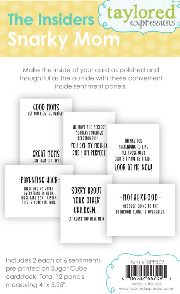 Snarky Mom - The Insiders