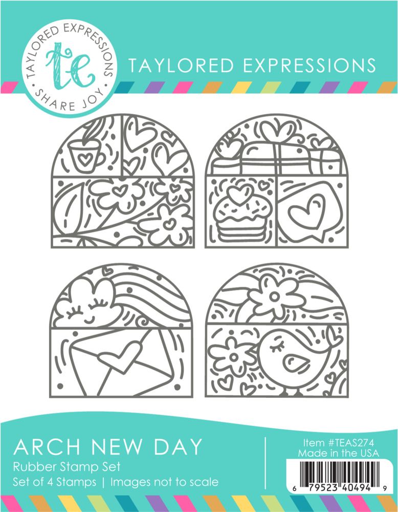 Arch New Day - Cling Stamp Set