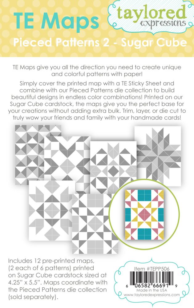 Toffee - Pieced Patterns 2 - TE Maps