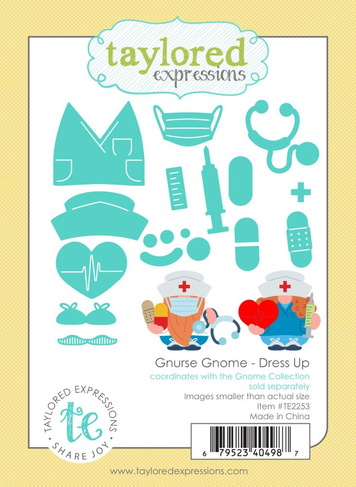 Gnurse Gnome - Dress Up - Die Set