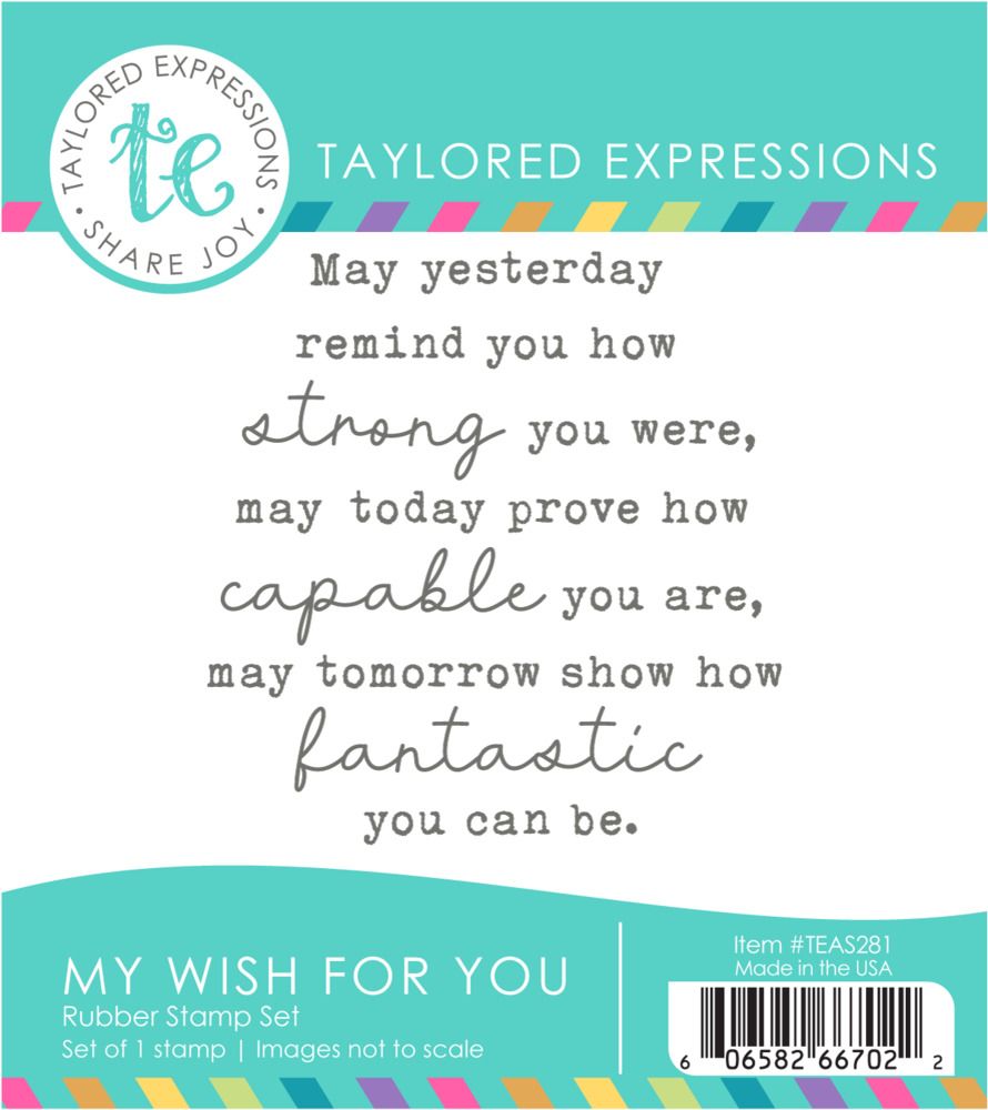 My Wish for You - Cling Stamp