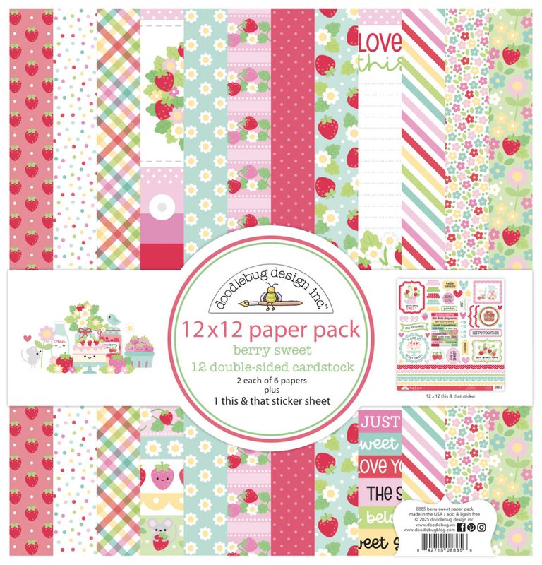 Doodlebug Design - Berry Sweet Collection