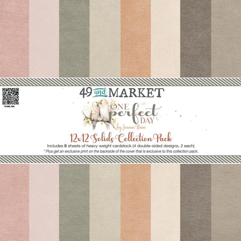 12x12 Solids Paper Pack - One Perfect Day Collection